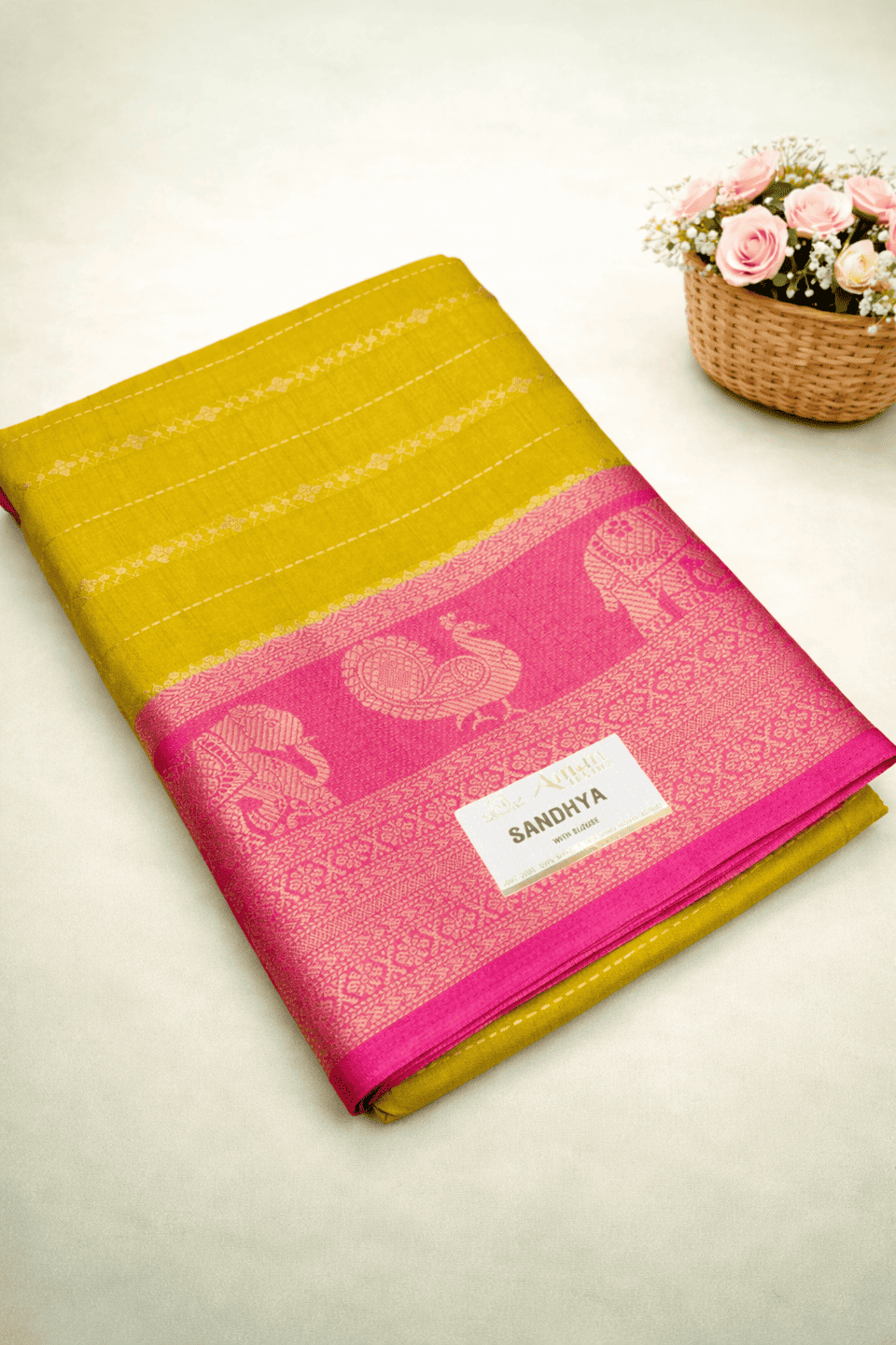 Sandhya Fancy Saree Stripes