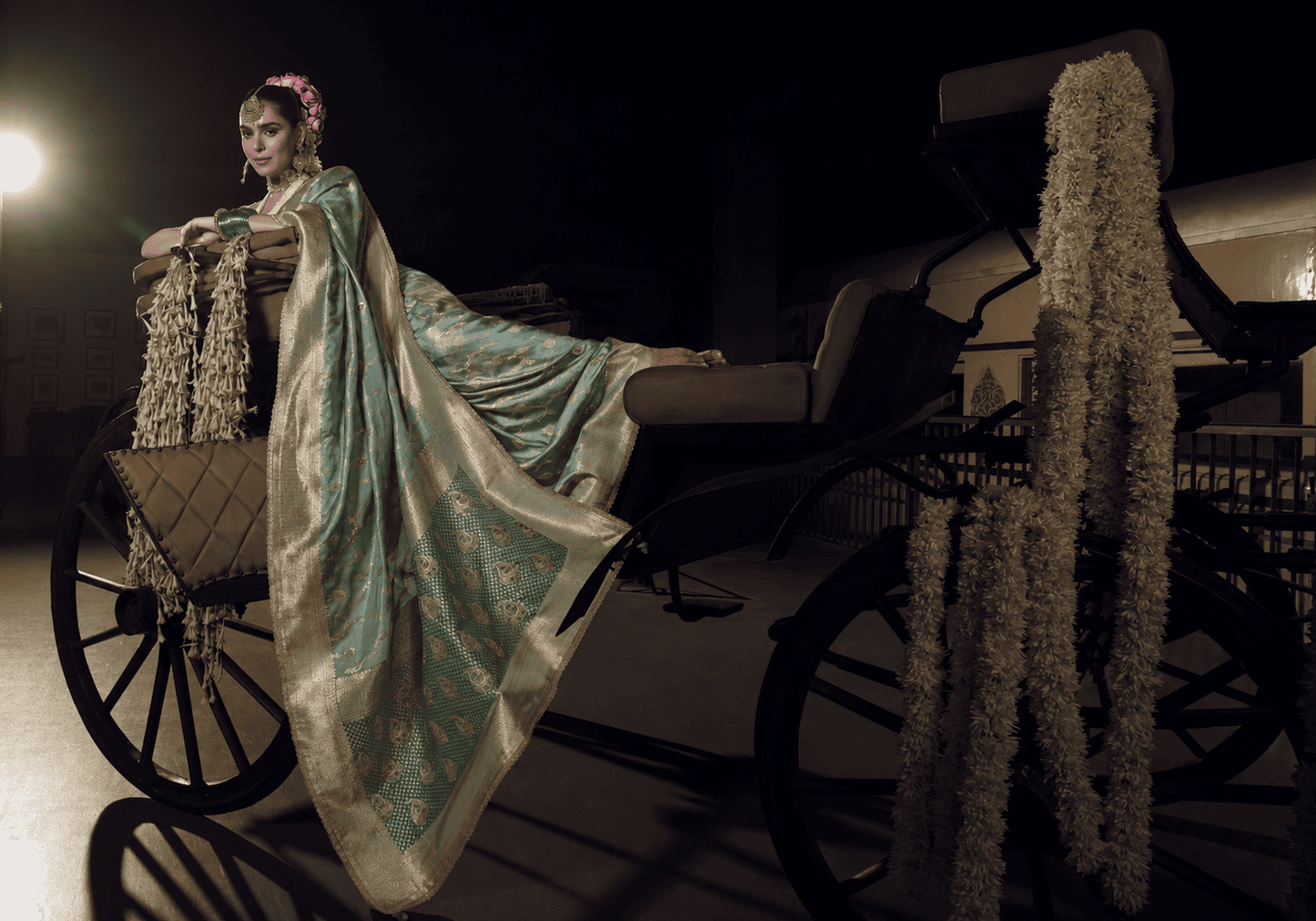 Viscose Tissue saree