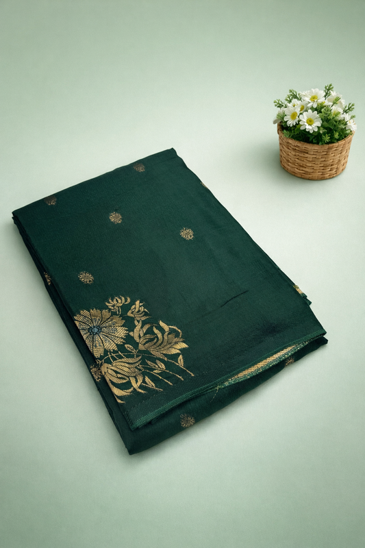 Viscose Silk BorderLess Flower