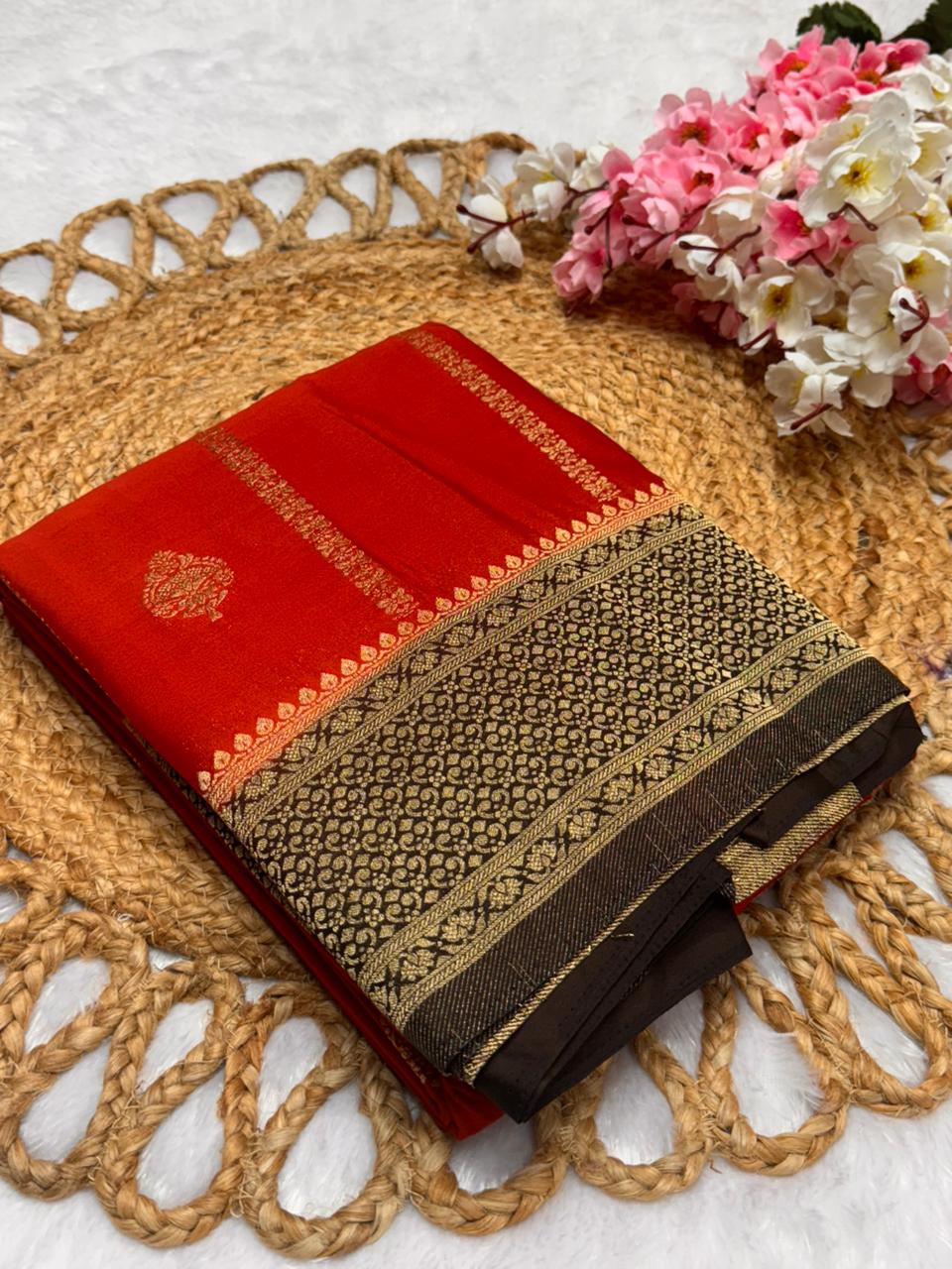 Banarasi Semi Crush Georgette