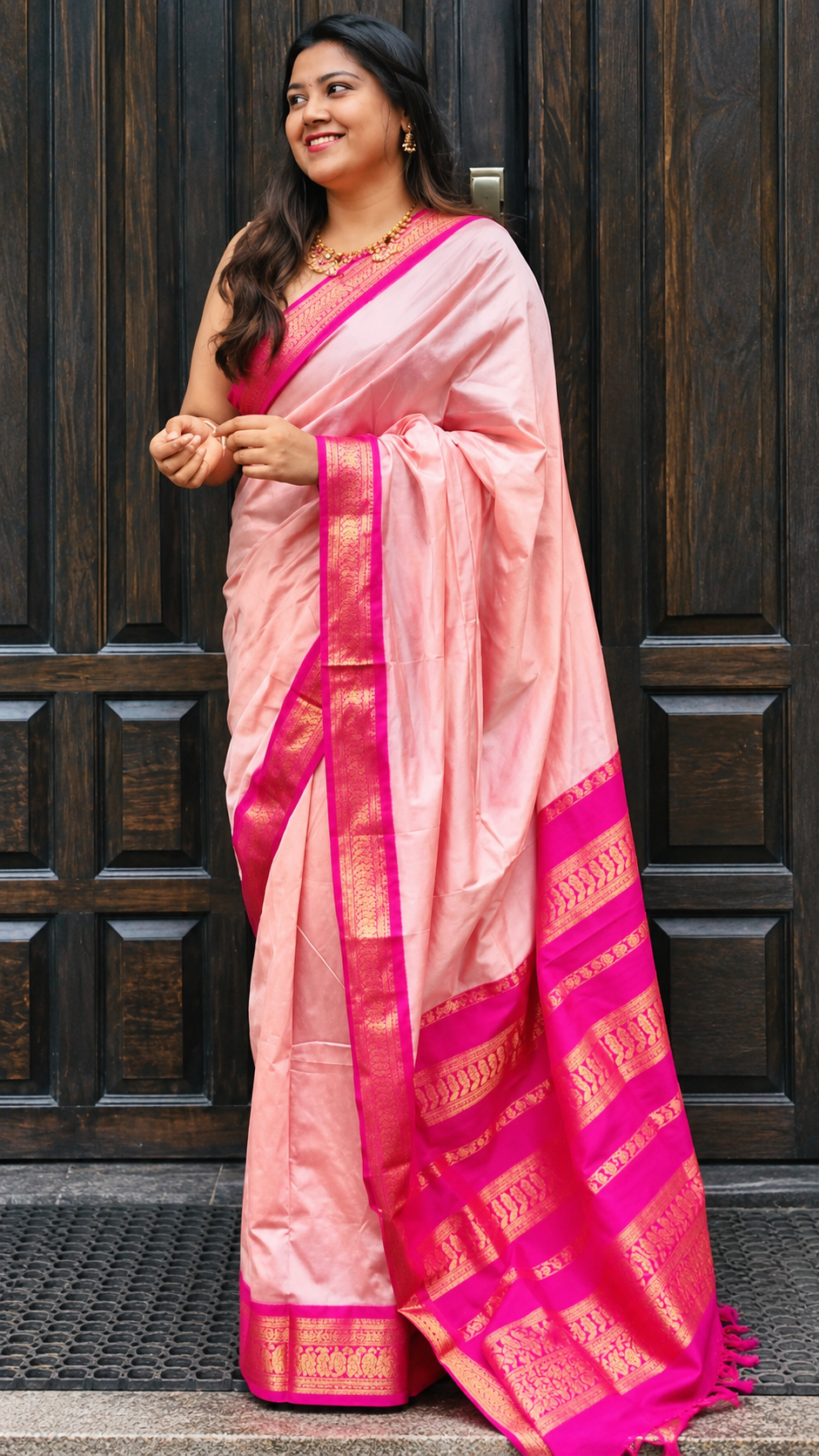 Premium Kalyani Cotton Sarees with Zari Border and Rich Pallu