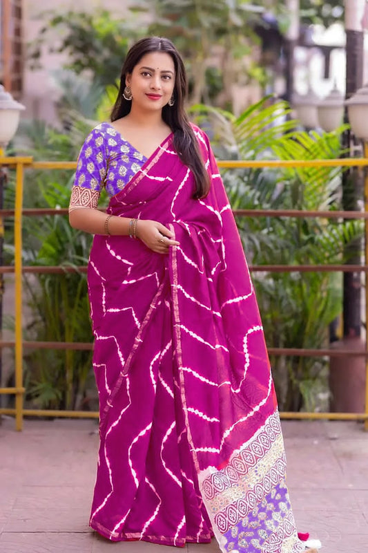 Fancy Printed Saree