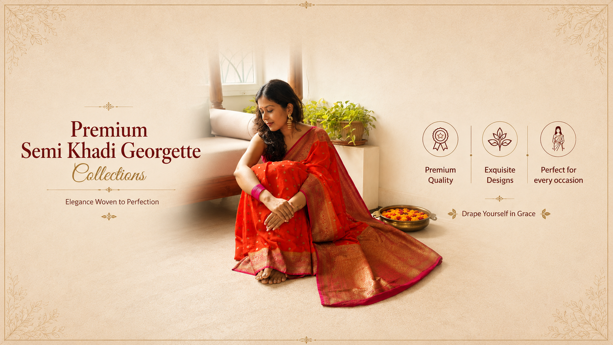 Premium Semi Khadi Georgette