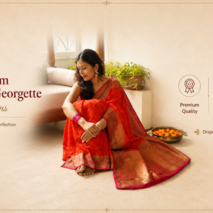 Premium Semi Khadi Georgette
