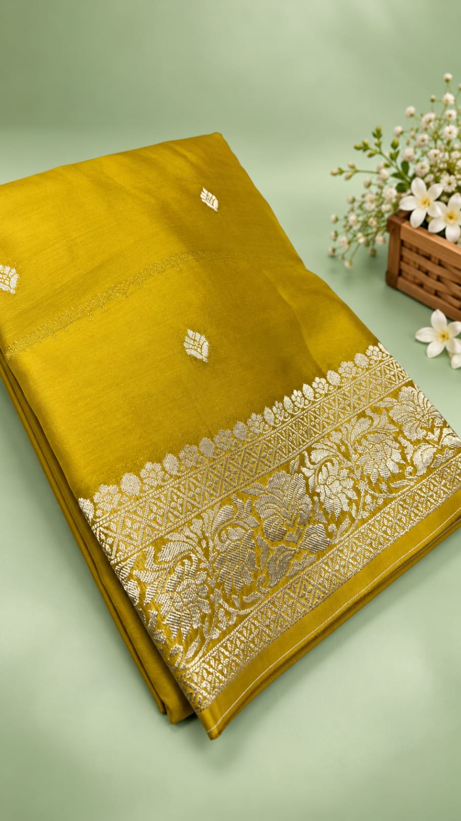 Pure Banaras Chiffon Saree Collections