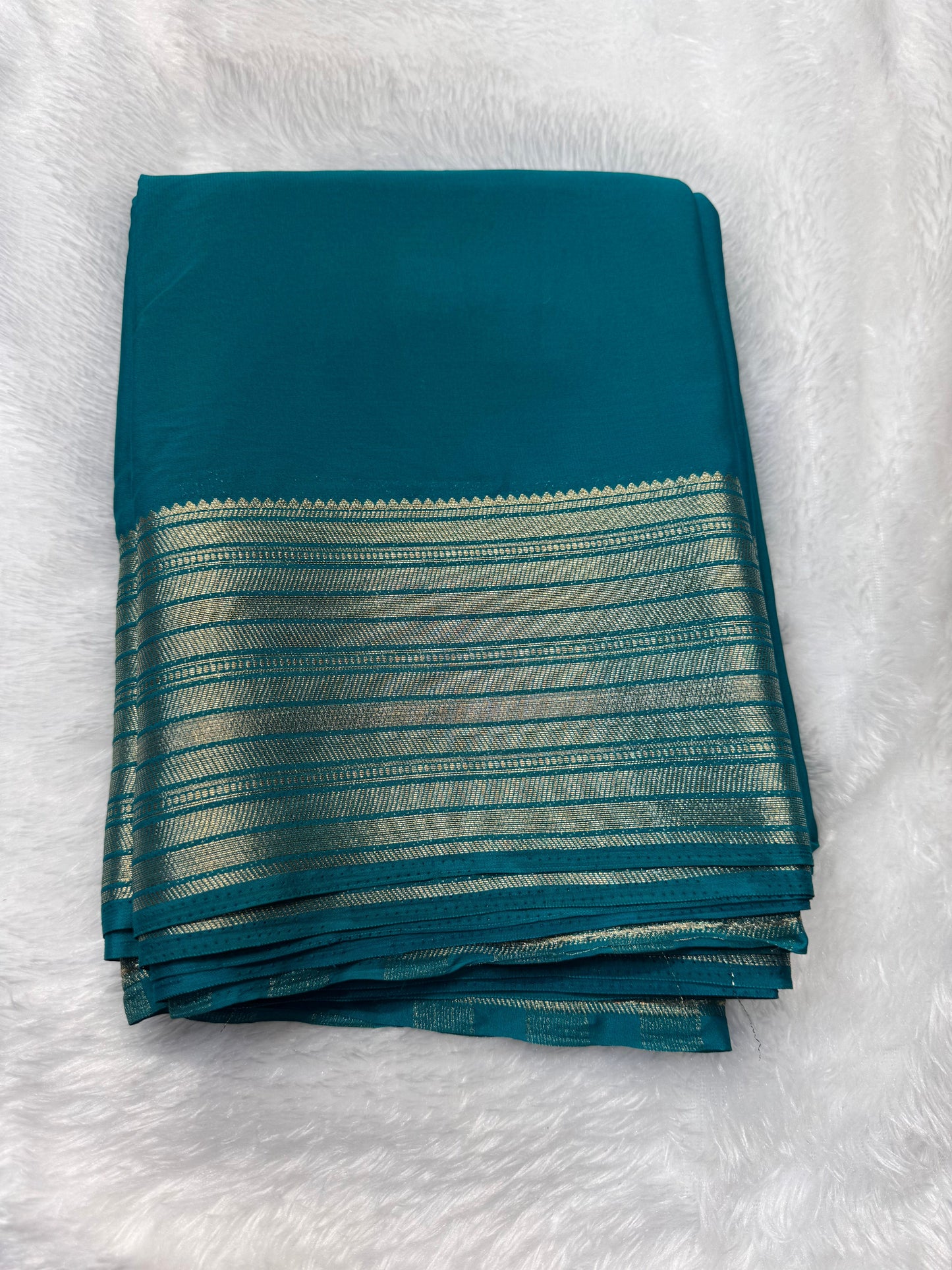 Premium Crepe with Stripe Big Border
