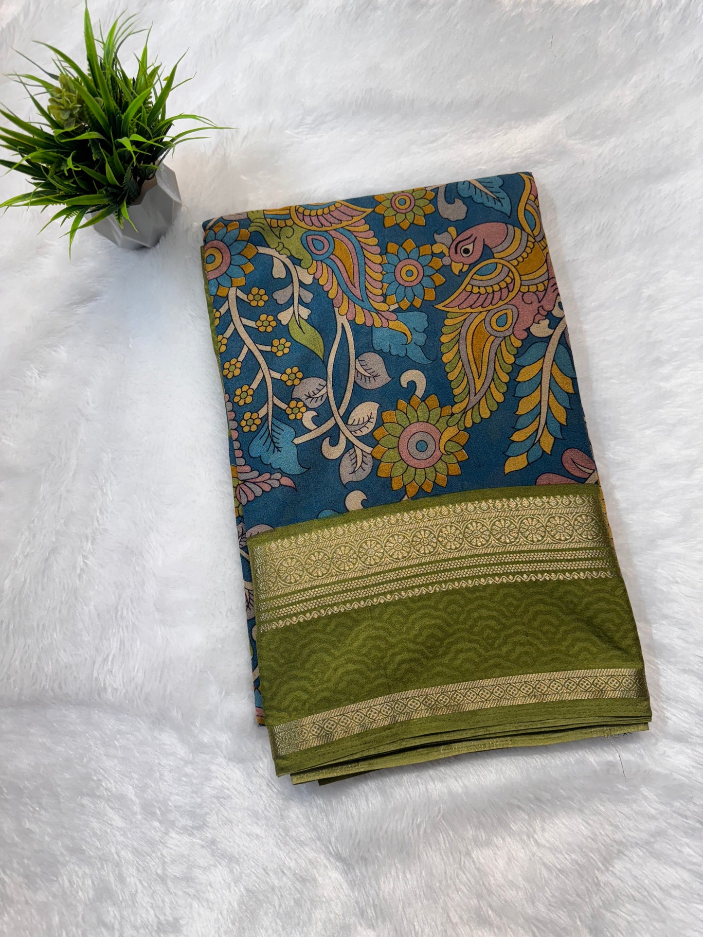 Premium Kalamkari Crepe