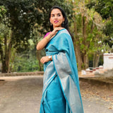 Premium Kubera Pattu Soft Silk Saree With Self Colors