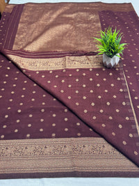 Georgette Self Elephant Border