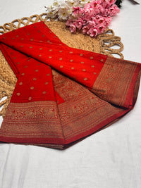 Georgette Self Elephant Border