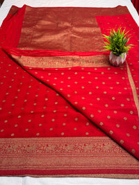 Georgette Self Elephant Border