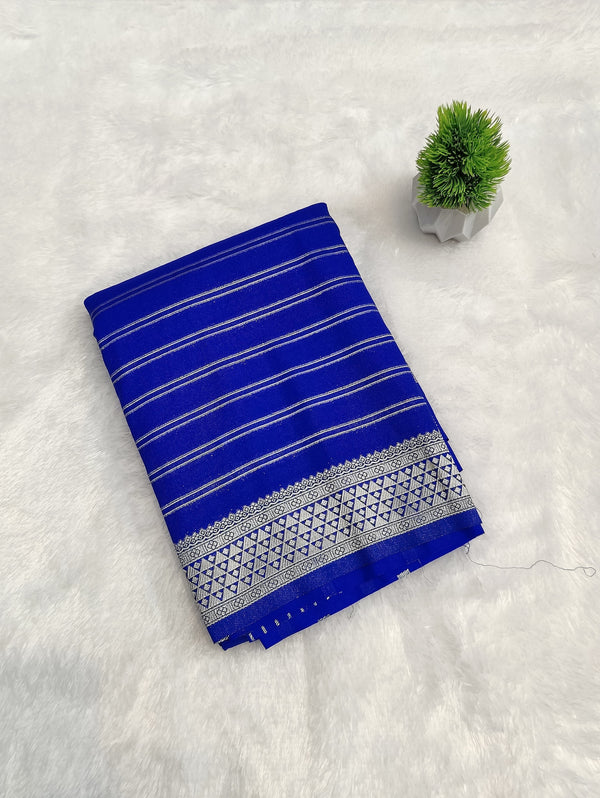 Georgette Crepe Tria Angle Border