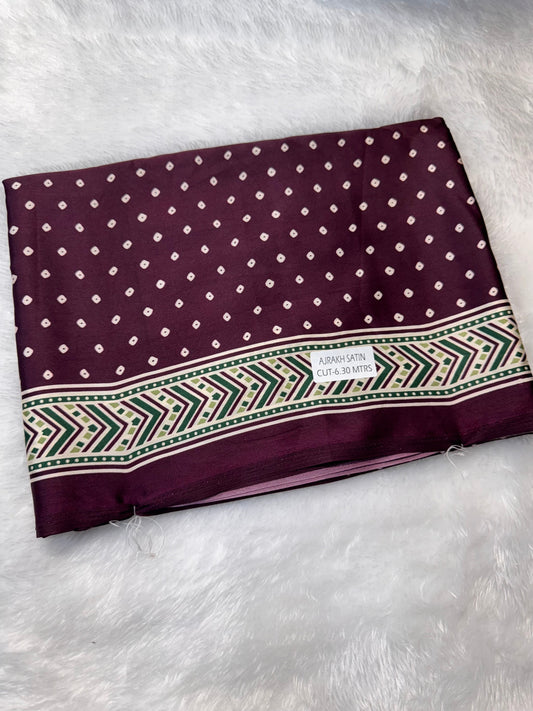 Semi modal Silk Bandhani Print