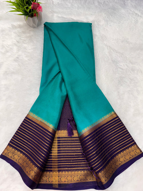 Crape Plain KW Border Stripes