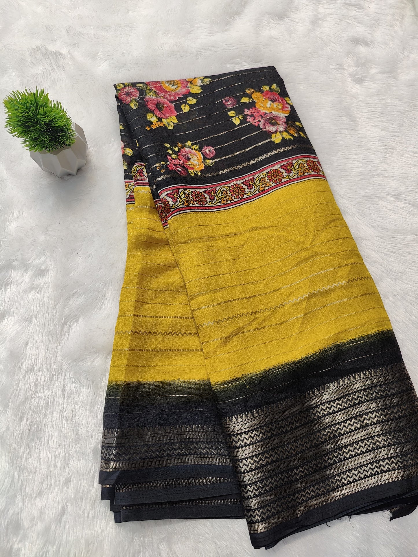 Chocolate Saree
