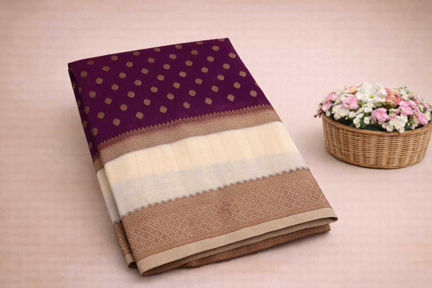Premium Semi Khaddi Banarasi Georgette with Bentex Border