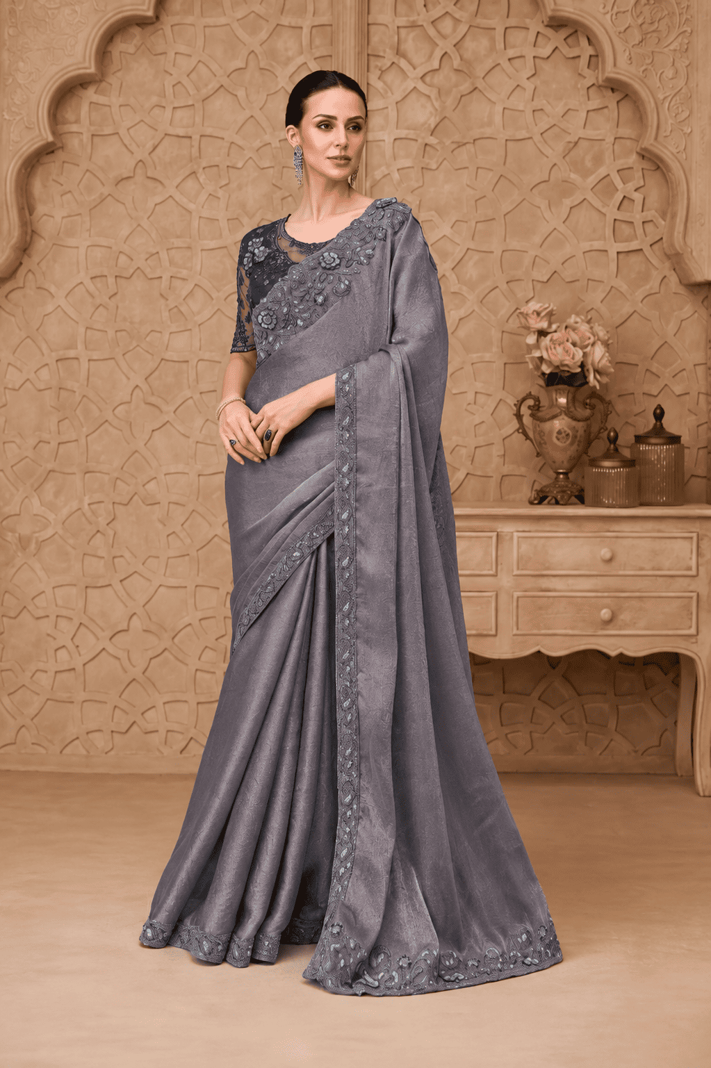 Fancy Border Saree