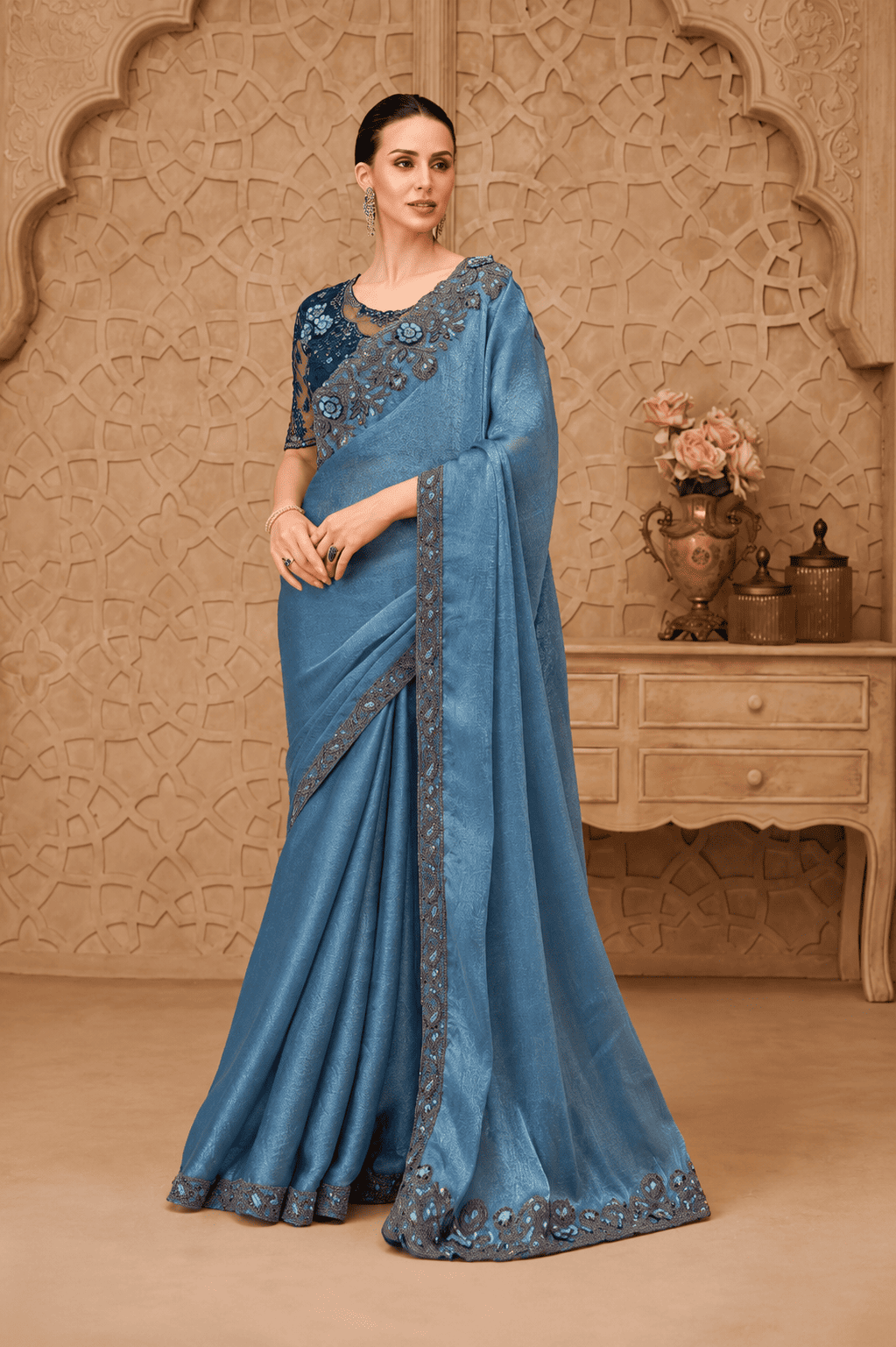 Fancy Border Saree