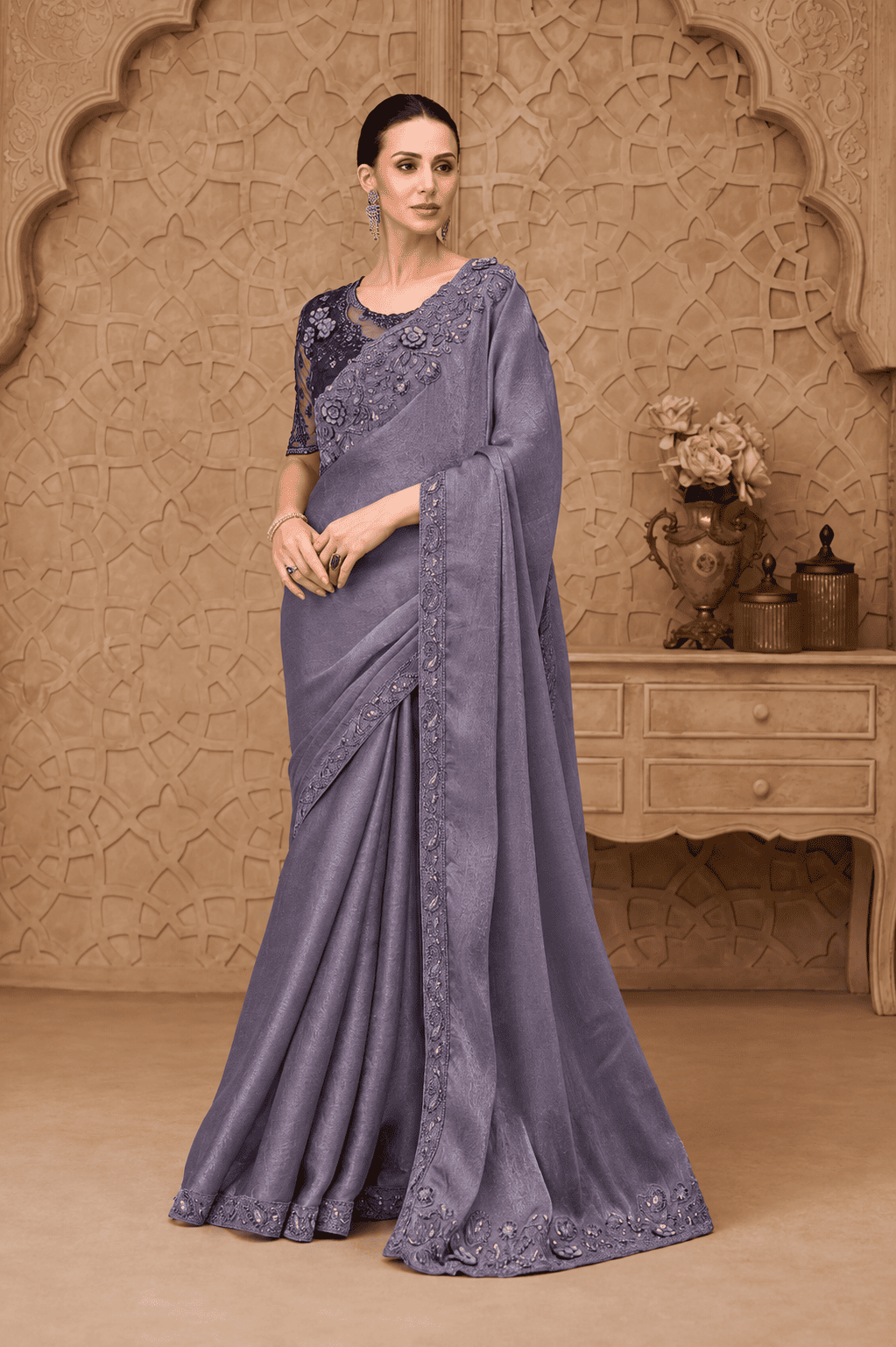Fancy Border Saree