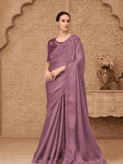 Designer Party Wear Sarees - Silver Screen