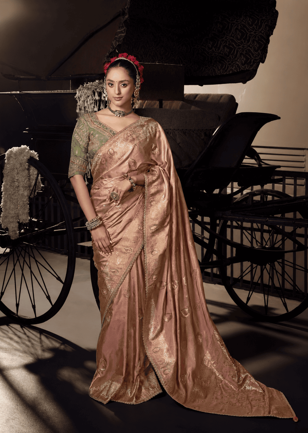 Viscose Tissue saree