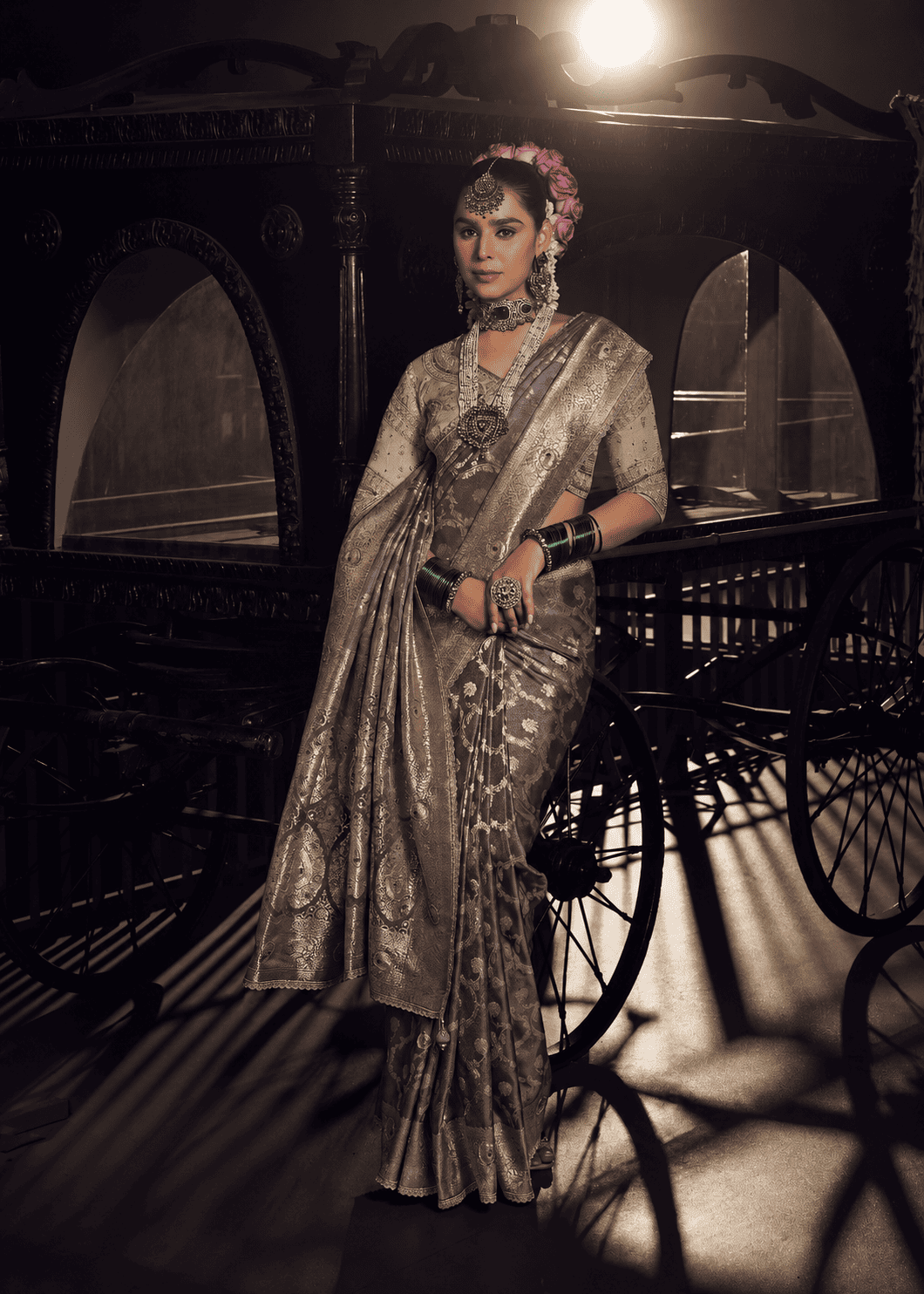 Viscose Tissue saree