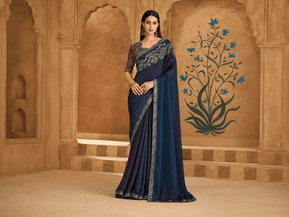 Fancy Sarees With Designer Blouse