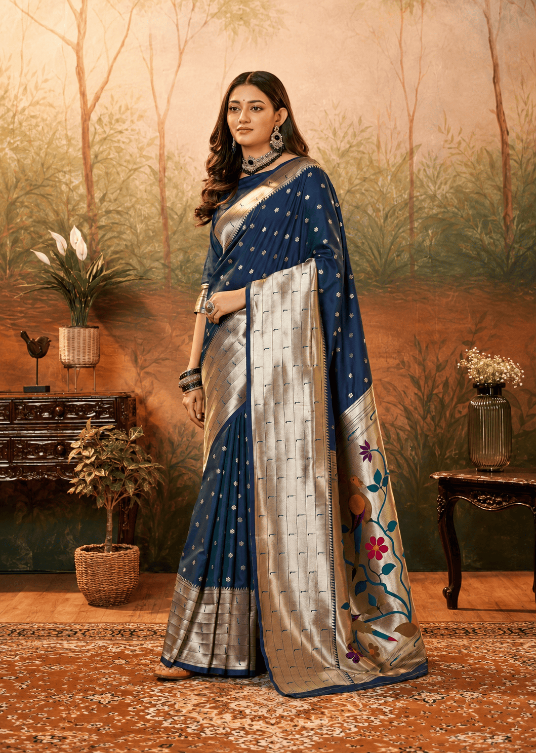 Premium Paithani Silk Saree