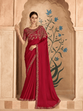 Fancy Sarees With Designer Blouse