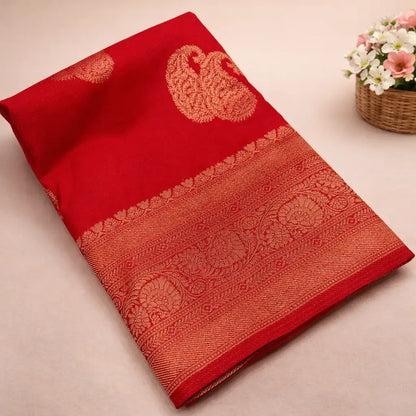 Premium Fancy Georgette Saree with self color