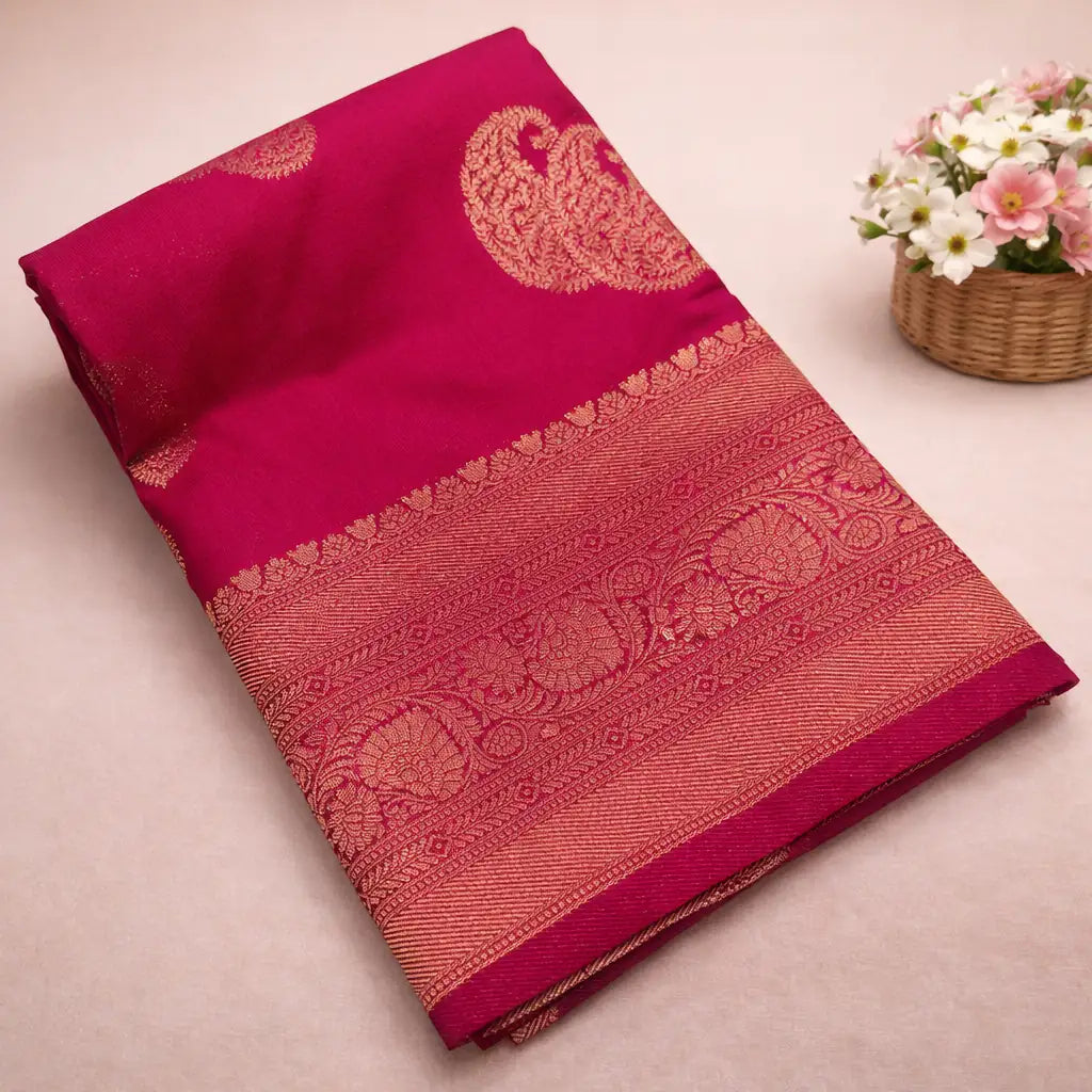 Premium Fancy Georgette Saree with self color