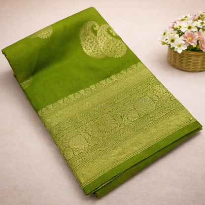 Premium Fancy Georgette Saree with self color