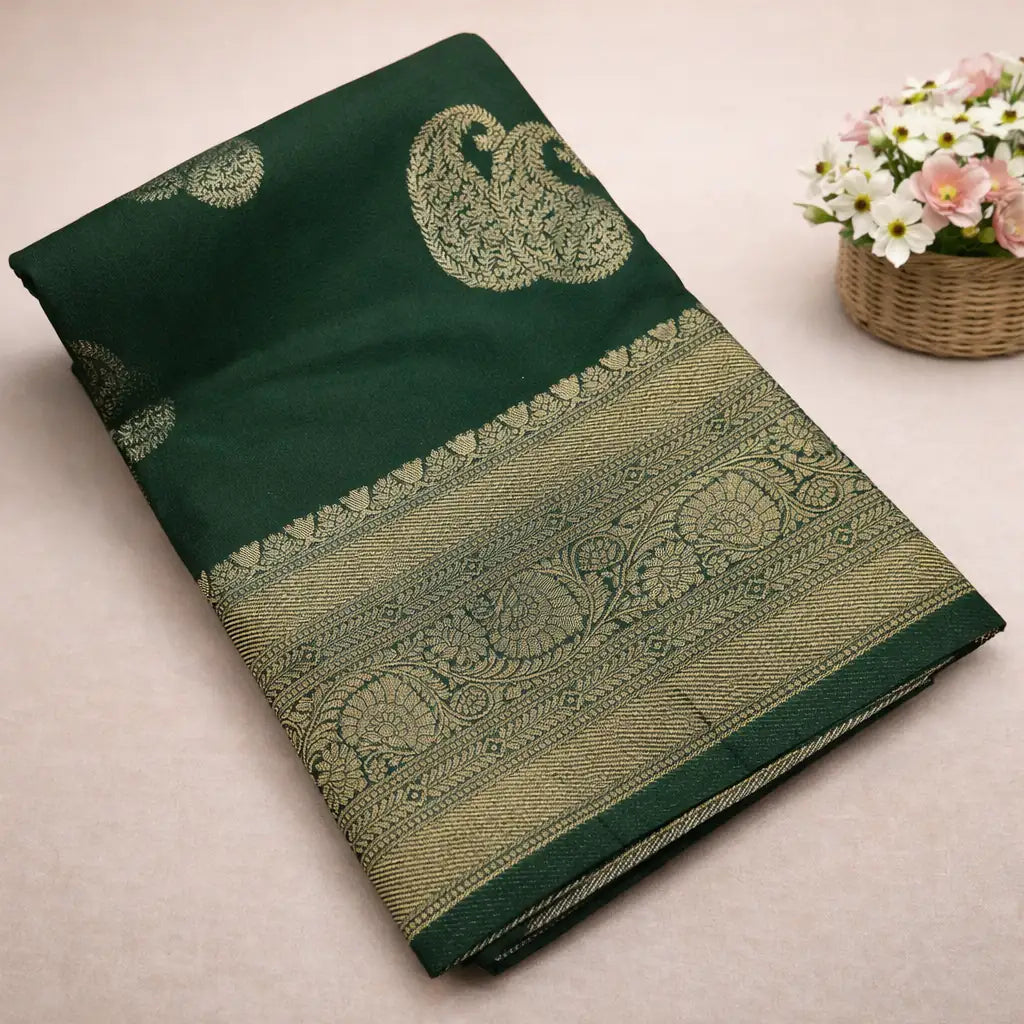 Premium Fancy Georgette Saree with self color