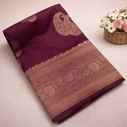 Premium Fancy Georgette Saree with self color