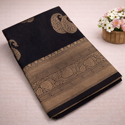 Premium Fancy Georgette Saree with self color