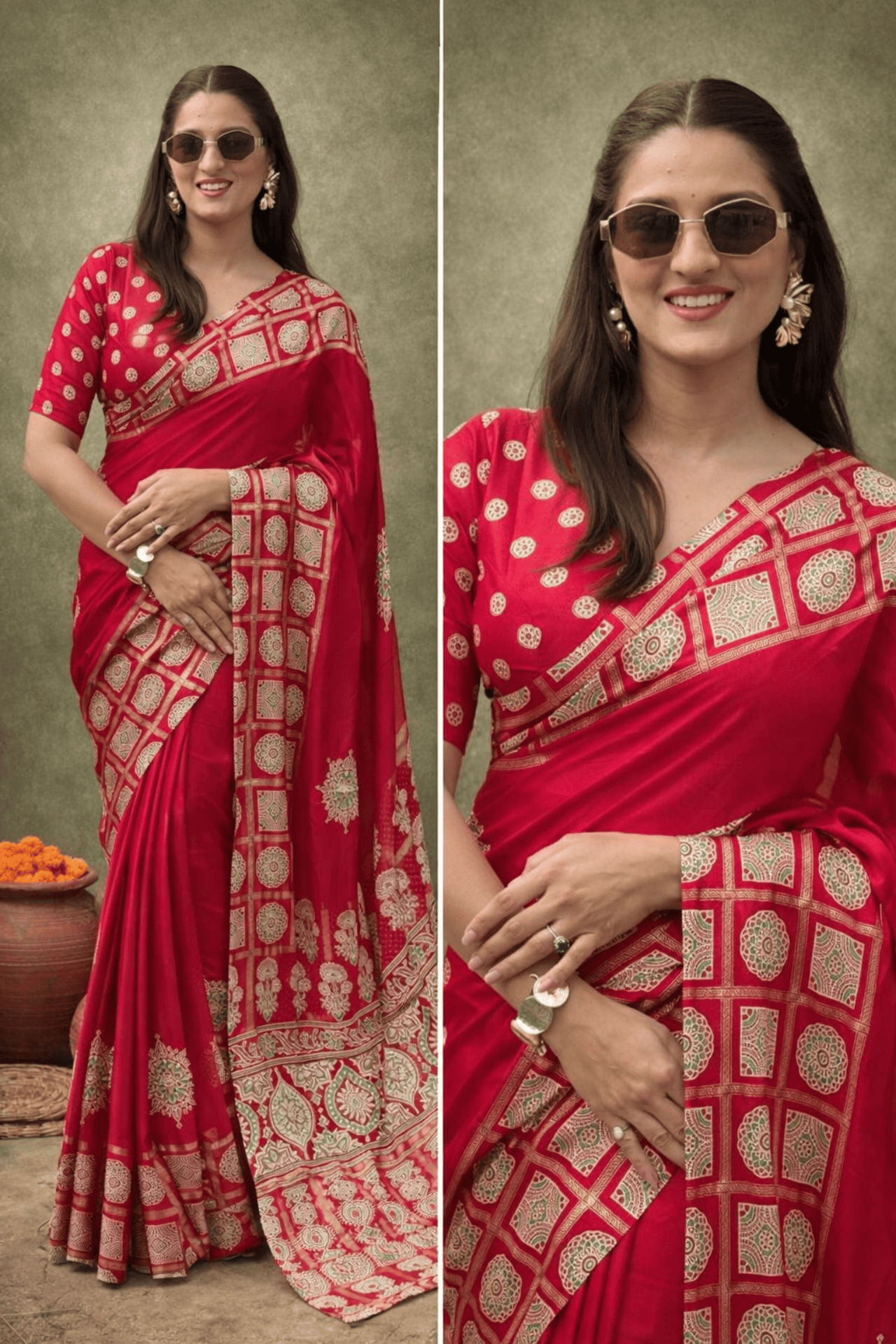 Fancy Azrak Print