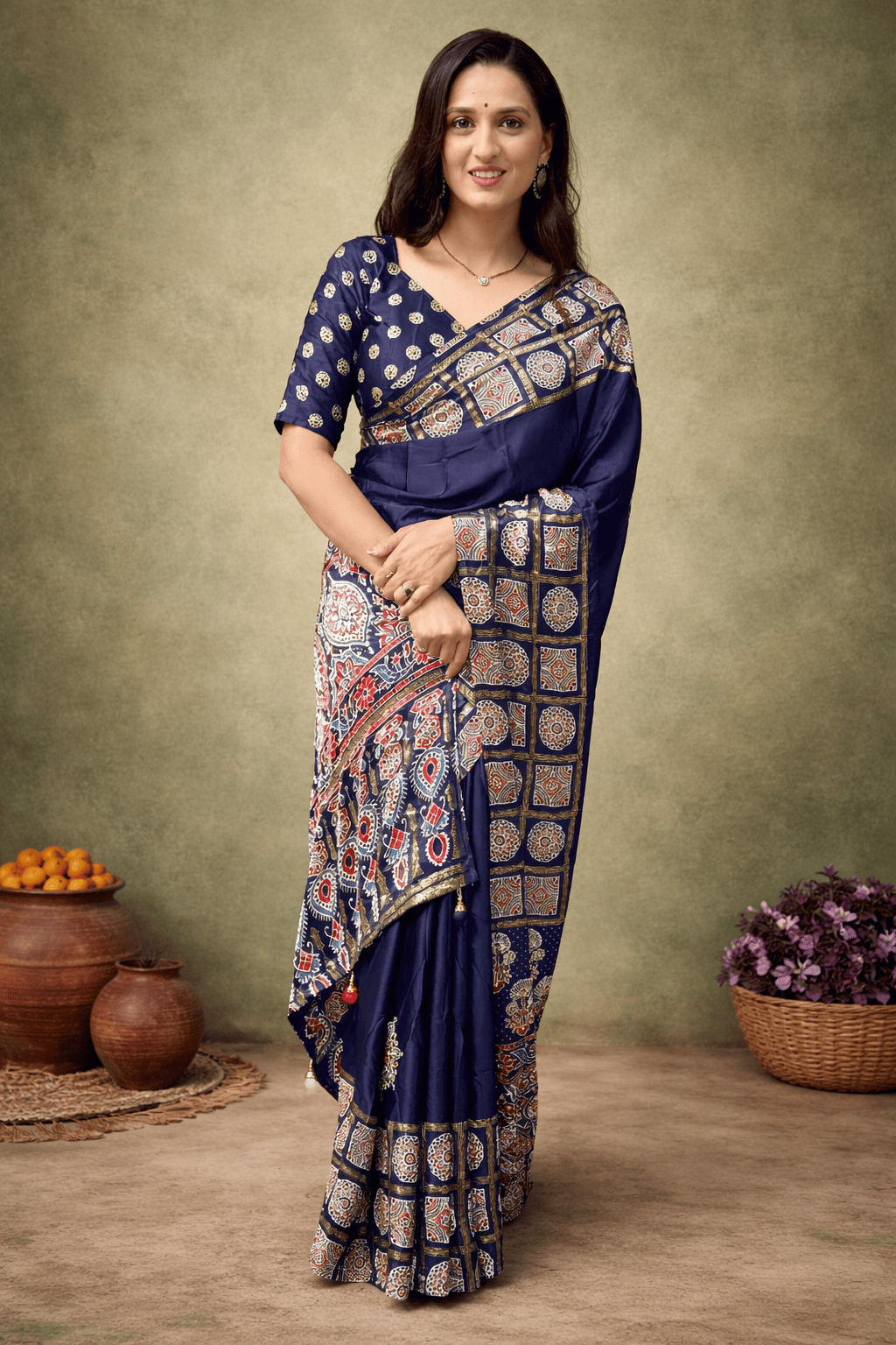 Fancy Azrak Print