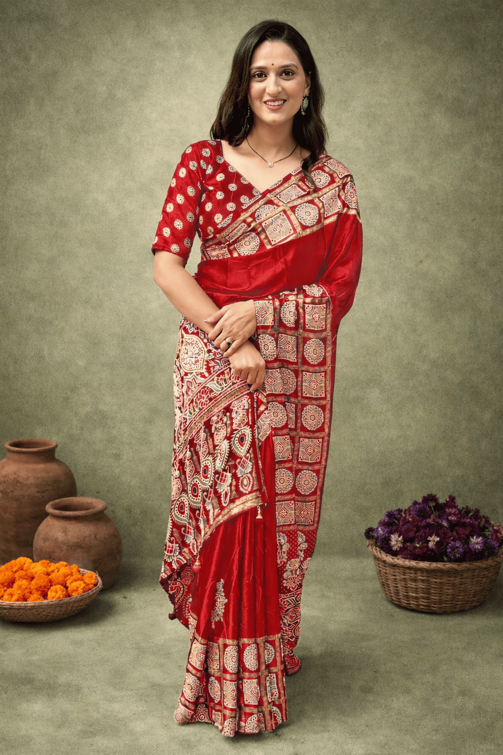 Fancy Azrak Print