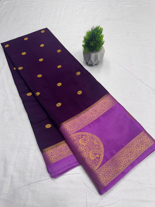 Premium Mysore Crepe Sarees