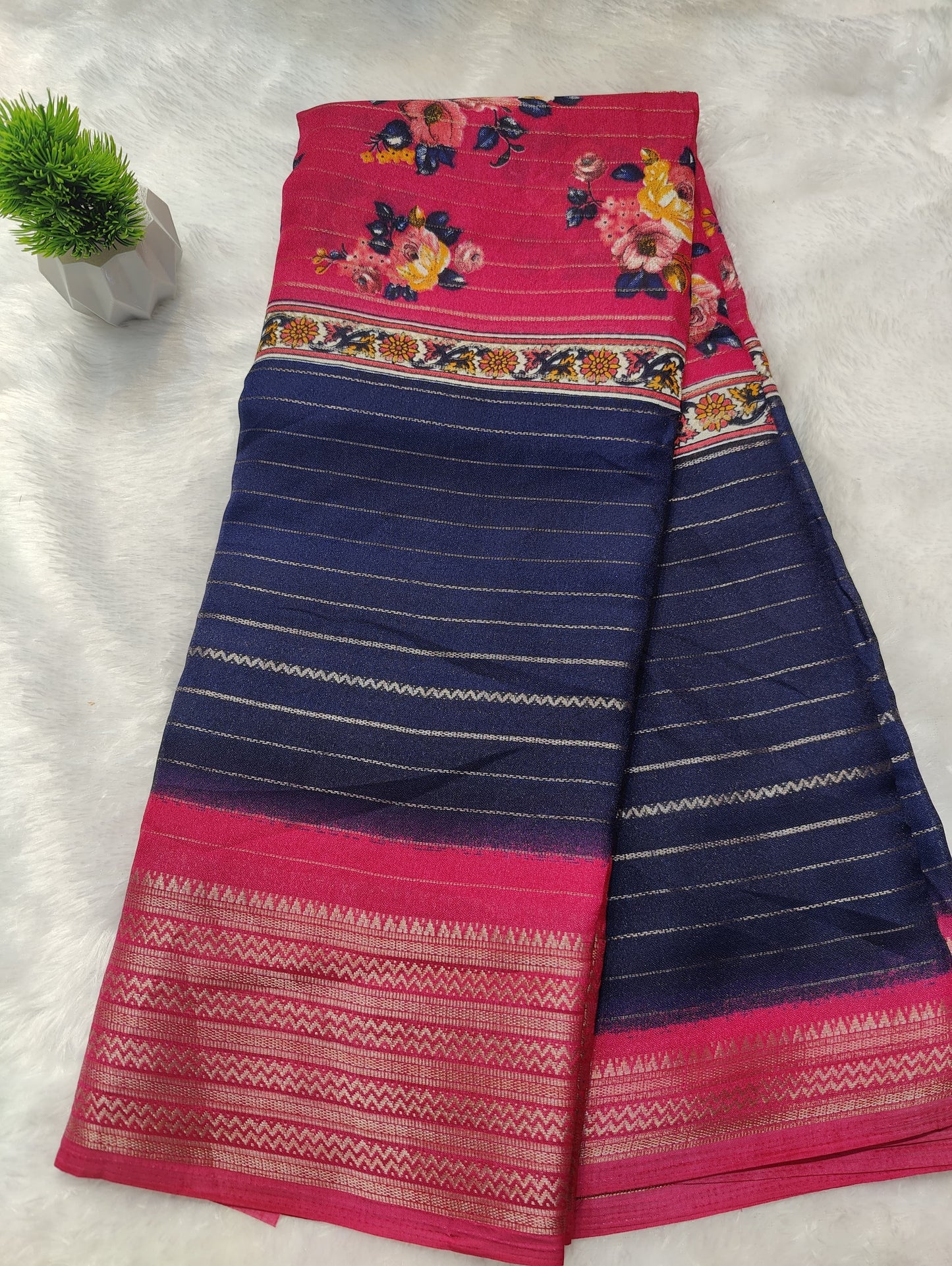 Chocolate Saree