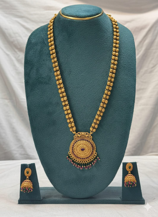 Long Hara and Pendent Set