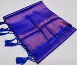 Kubera Pattu Soft Silk Royal Blue Color