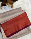 Pattu Saree With Contrast Border