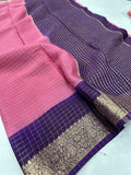 Mysore crepe chinnon with 2d design