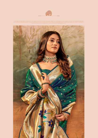 Premium Paithani Silk Saree
