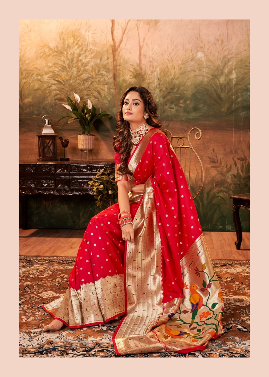 Premium Paithani Silk Saree