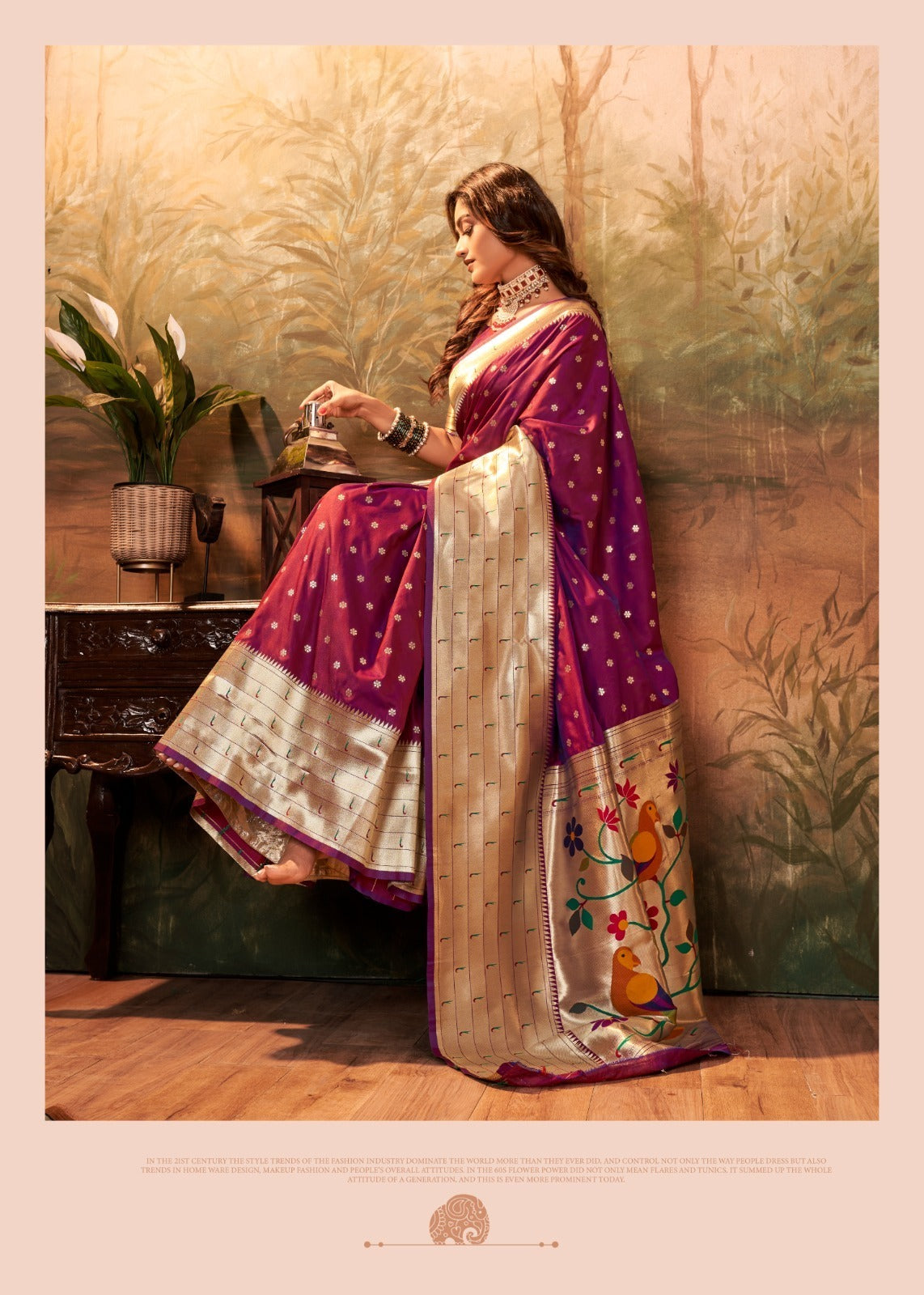 Premium Paithani Silk Saree