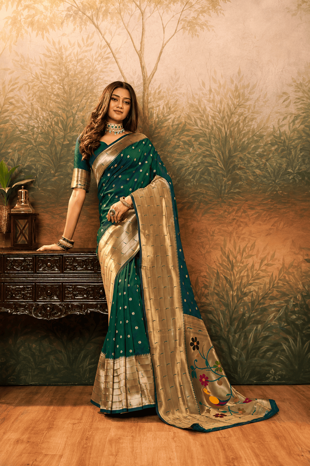Premium Paithani Silk Saree