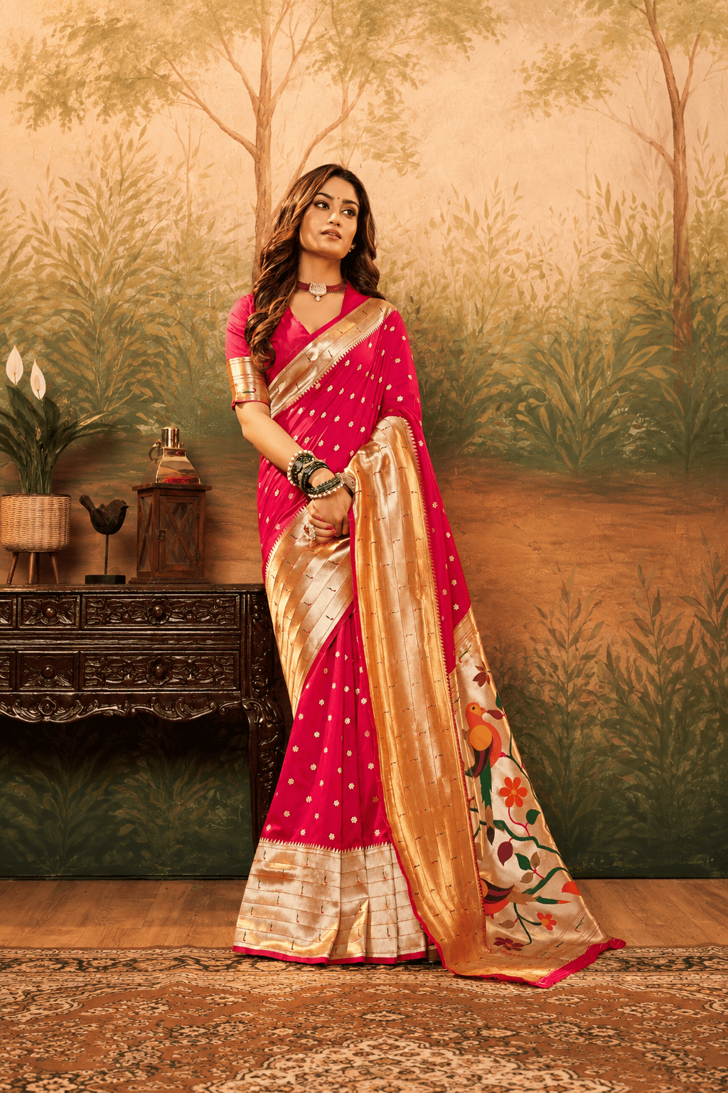 Premium Paithani Silk Saree