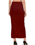 Lycra Slip-on/ Elastic Saree Shapewear Maroon Color